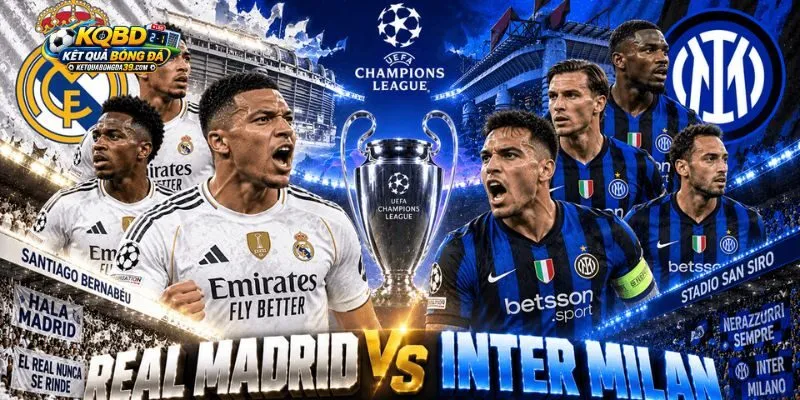 Đánh giá phong độ thực tế của Real Madrid vs Inter Milan